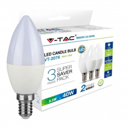 VTAC LAMPADINA LED CANDELA...