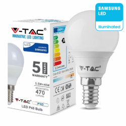 VTAC LAMPADINA LED SFERA 7W...