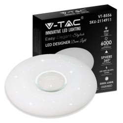 V-TAC PLAFONIERA LED 60W 4K...