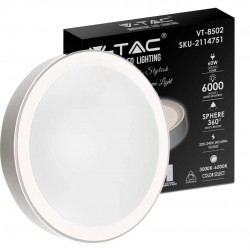 V-TAC PLAFONIERA LED 60W 4K...