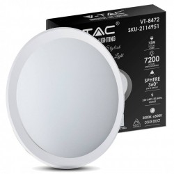 V-TAC PLAFONIERA LED 72W 4K...