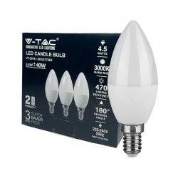 VTAC LAMPADINA LED CANDELA...