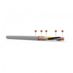 CAVO ALLARME FLAM 8X0,22mmq...