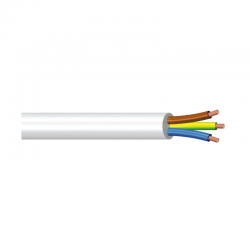 CAVO GOMMATO BIANCO 3x1mmq...