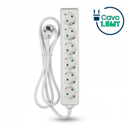 V-TAC MULTIPRESA EUROPEA 6...