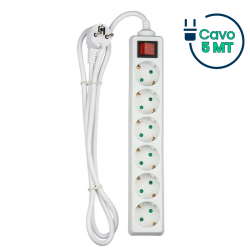 V-TAC MULTIPRESA EUROPEA 6...