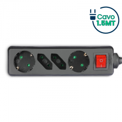 V-TAC MULTIPRESA EUROPEA 4...
