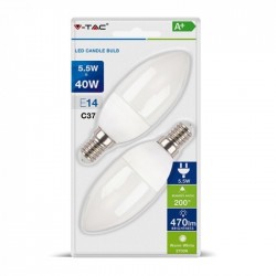 VTAC LAMPADINA LED CANDELA...