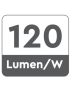 120 LM/W